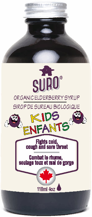 Suro Organic Elderberry Syrup Kids Formula (118ml) - Lifestyle Markets