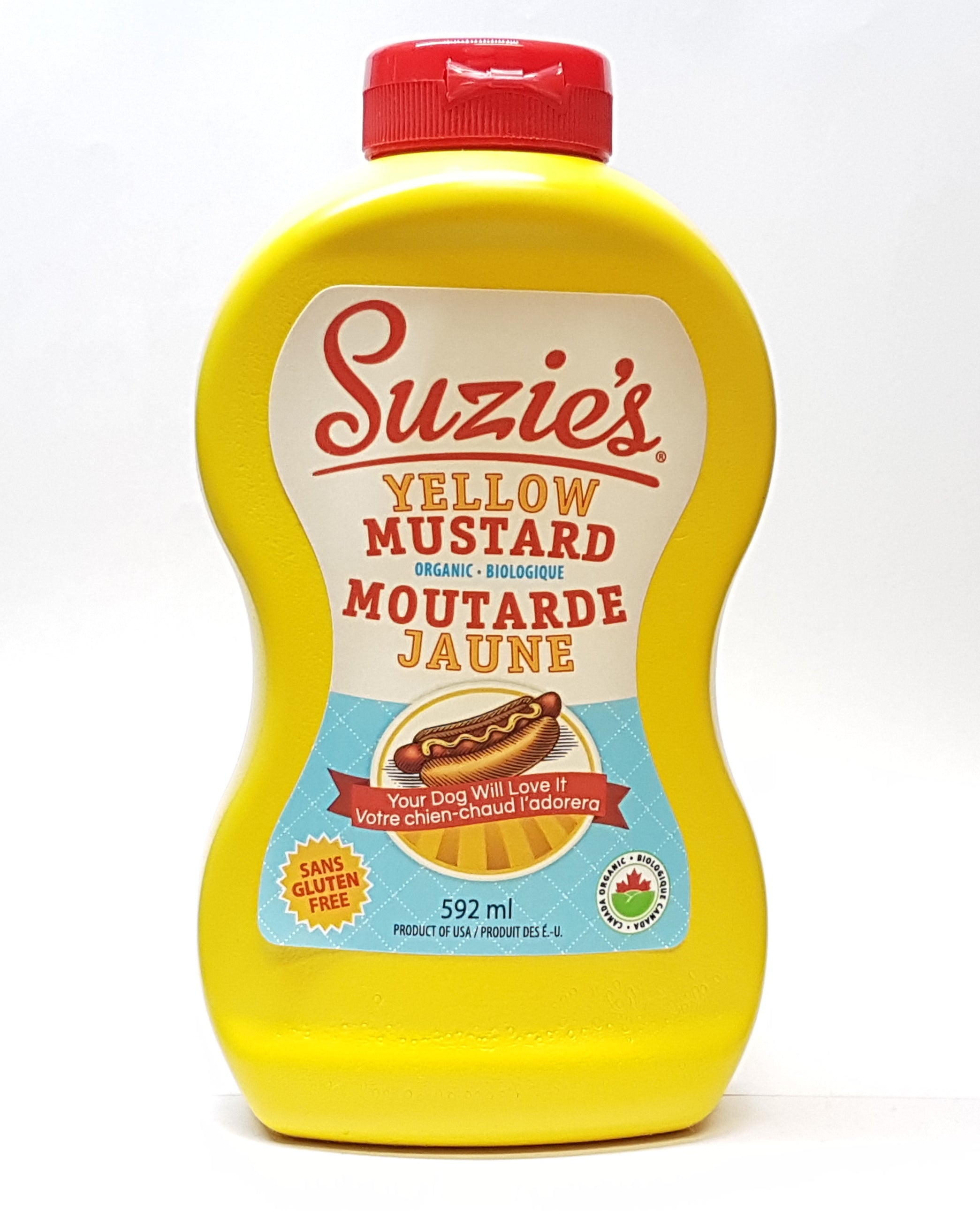 Suzie's Organic Yellow Mustard (592ml) - Lifestyle Markets