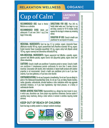 Traditional Medicinals Cup of Calm Tea (16 Bags) - Lifestyle Markets