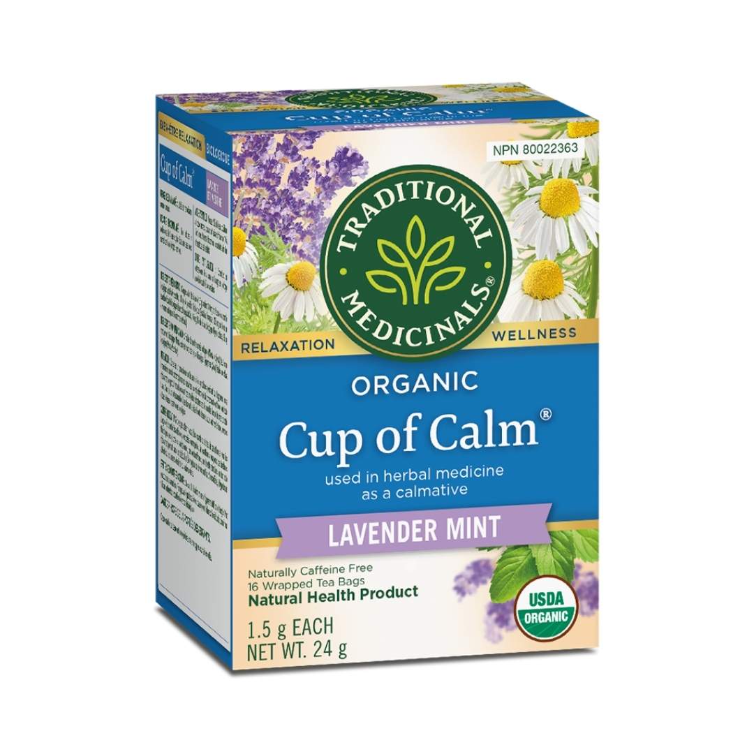 Traditional Medicinals Cup of Calm Tea (16 Bags) - Lifestyle Markets