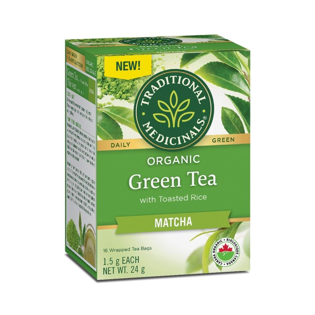Traditional Medicinals Green Tea Matcha (16 Bags) - Lifestyle Markets