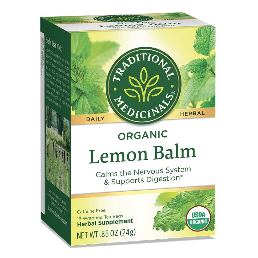 Traditional Medicinals Lemon Balm Tea (16 Bags) - Lifestyle Markets