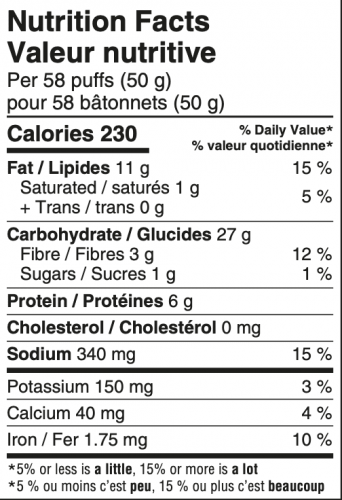 GoGo Quinoa Puffs - Vegan White Cheddar (113g) - Lifestyle Markets
