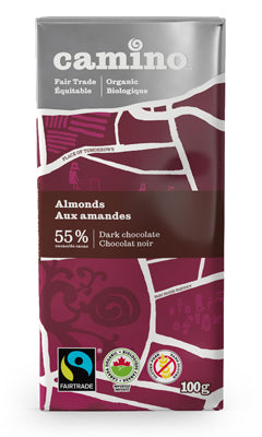 Camino Dark Chocolate with Almonds (100g) - Lifestyle Markets