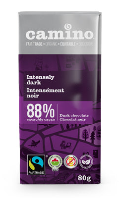 Camino Intensely Dark Chocolate 88% (80g) - Lifestyle Markets
