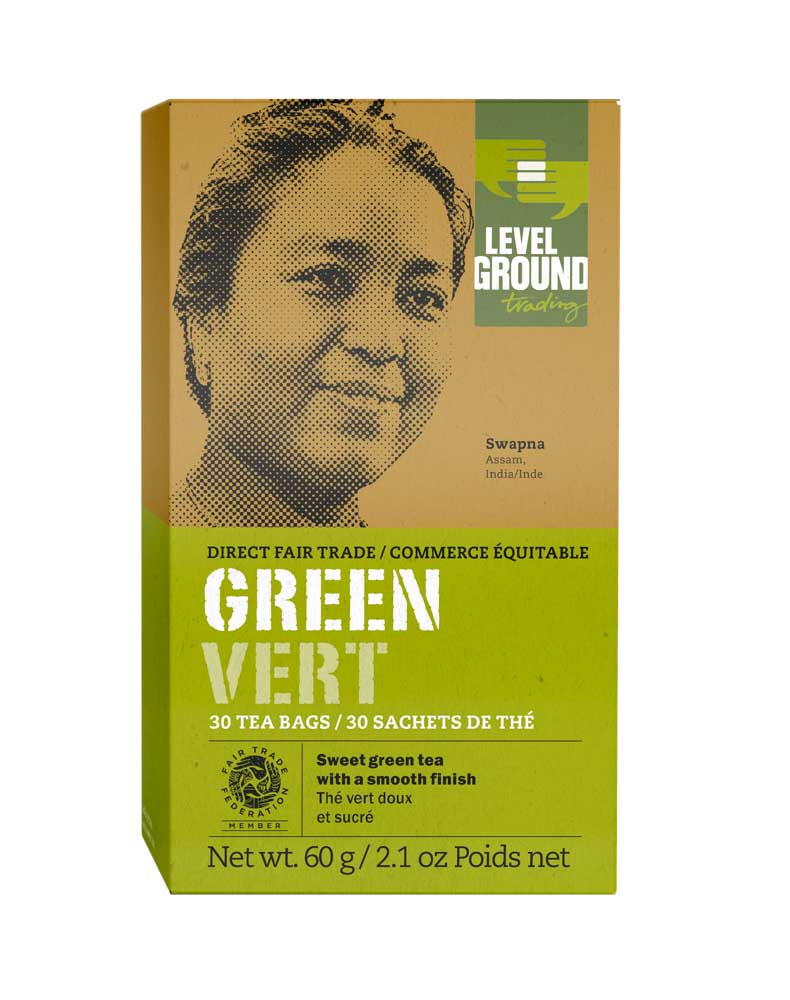 Level Ground Direct Fair Trade Green Tea (20 bags) - Lifestyle Markets