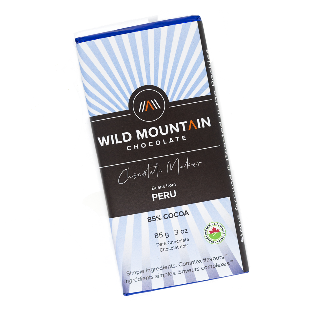Wild Mountain Chocolate - 85% Cocoa Peru (85g) - Lifestyle Markets