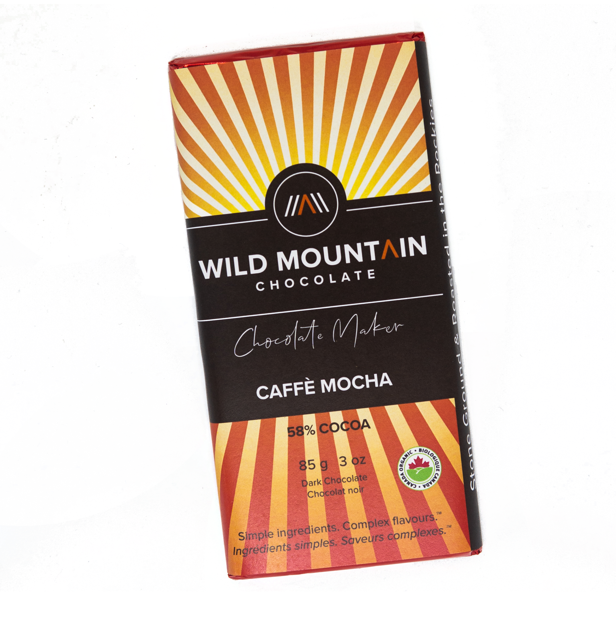 Wild Mountain Chocolate - 58% Cocoa Caffe Mocha (85g) - Lifestyle Markets