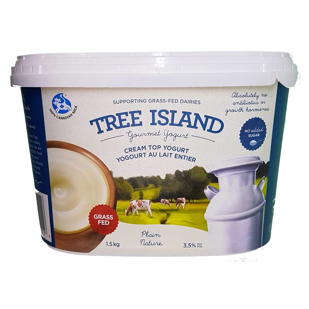Tree Island Cream Top Yogurt - Plain (1.5kg) - Lifestyle Markets