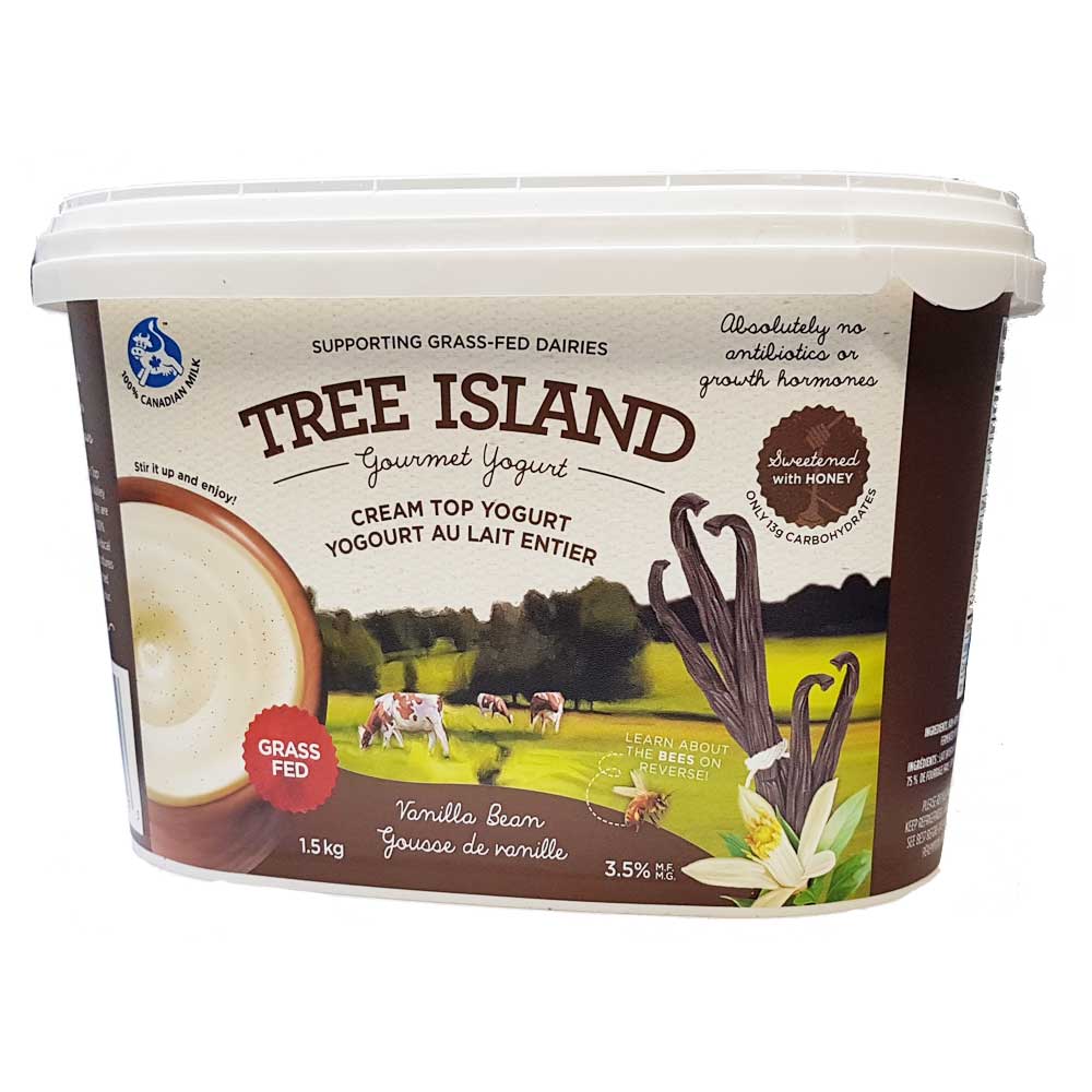 Tree Island Cream Top Yogurt - Vanilla (1.5kg) - Lifestyle Markets