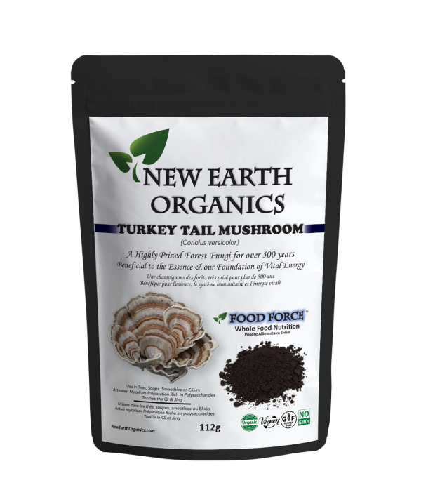 New Earth Organics Turkey Tail Mushroom (112g) - Lifestyle Markets