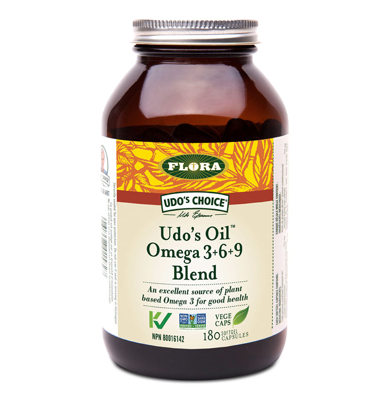 Flora Udo's Oil 3-6-9 Blend (180 Softgel Capsules) - Lifestyle Markets