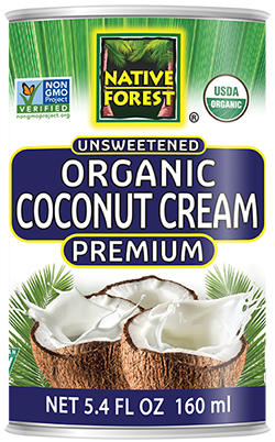 Native Forest Organic Unsweetened Coconut Cream (160ml) - Lifestyle Markets