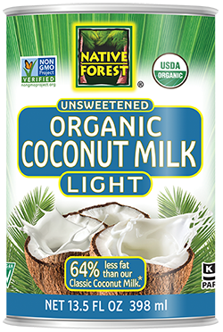 Native Forest Organic Unsweetened Light Coconut Milk (398ml) - Lifestyle Markets