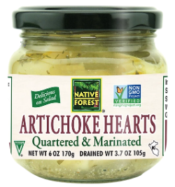 Native Forest Quartered & Marinated Artichoke Hearts (170g) - Lifestyle Markets