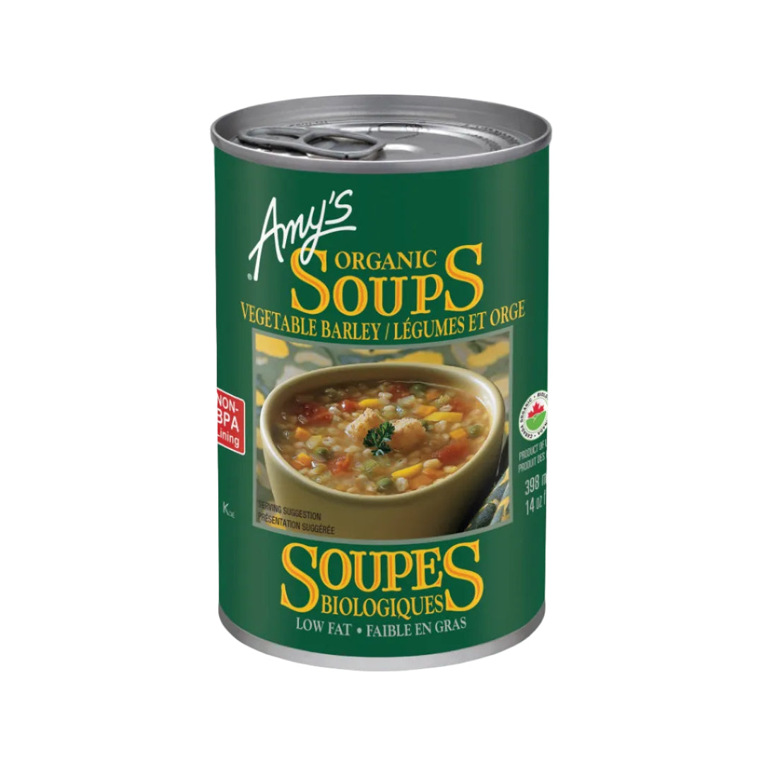 Amy's Kitchen Organic Vegetable Barley Soup (398ml) - Lifestyle Markets