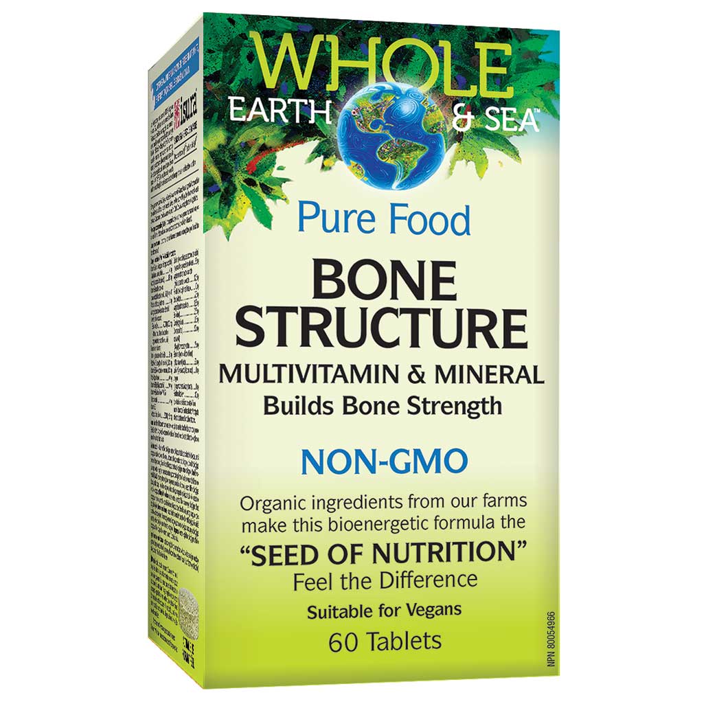 Whole Earth & Sea Bone Structure Multivitamin & Mineral (60 Tablets) - Lifestyle Markets