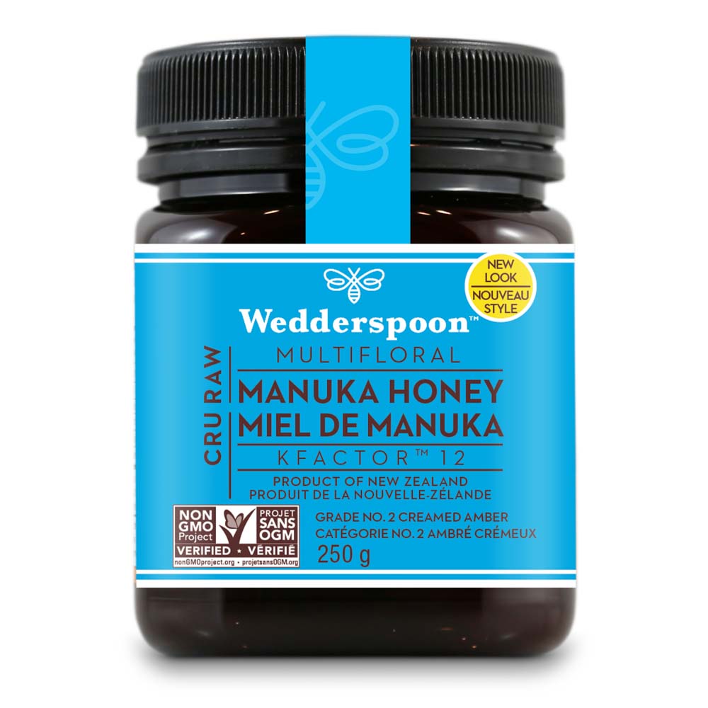 Wedderspoon Raw Manuka Honey KFactor12 (250g) - Lifestyle Markets