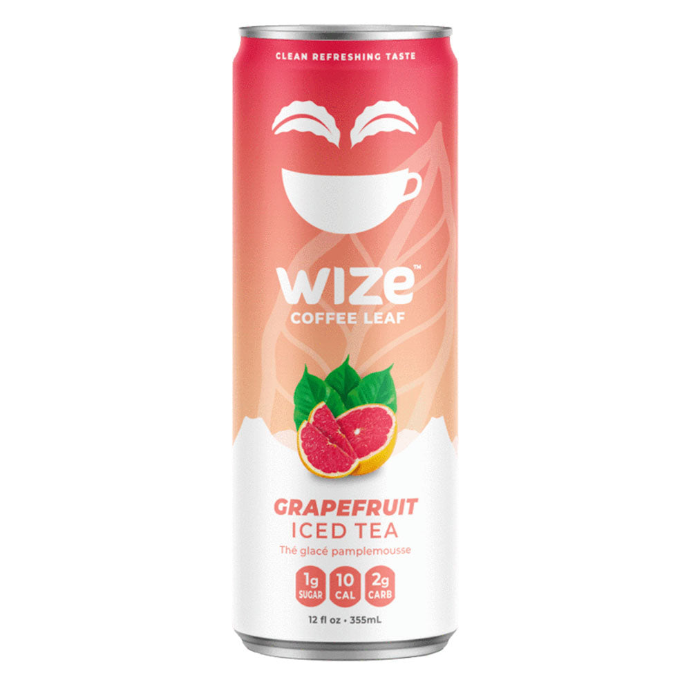 Wize Coffee Leaf Iced Tea - Grapefruit (355ml) - Lifestyle Markets