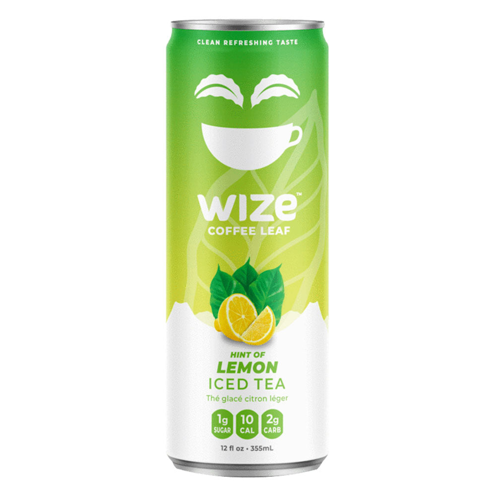 Wize Coffee Leaf Iced Tea - Hint of Lemon (355ml) - Lifestyle Markets