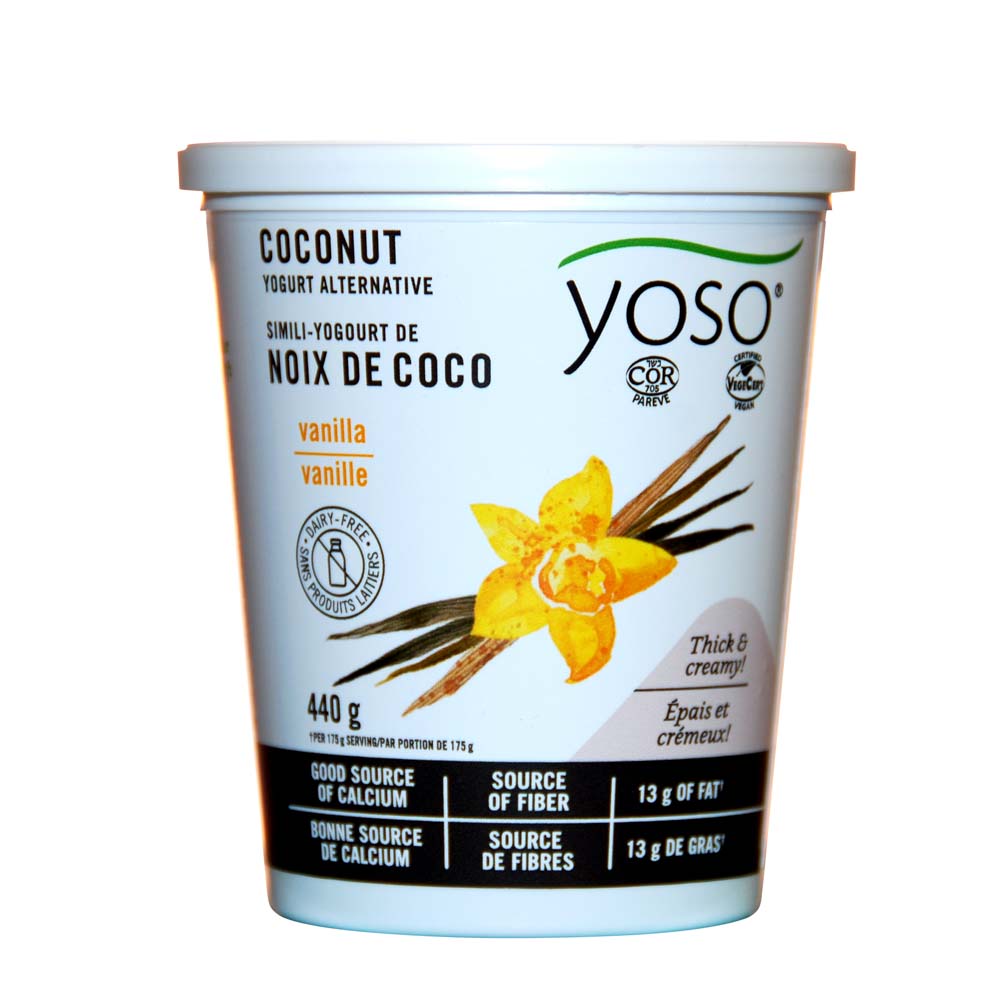 Yoso Premium Creamy Cultured Coconut - Vanilla (440g) - Lifestyle Markets