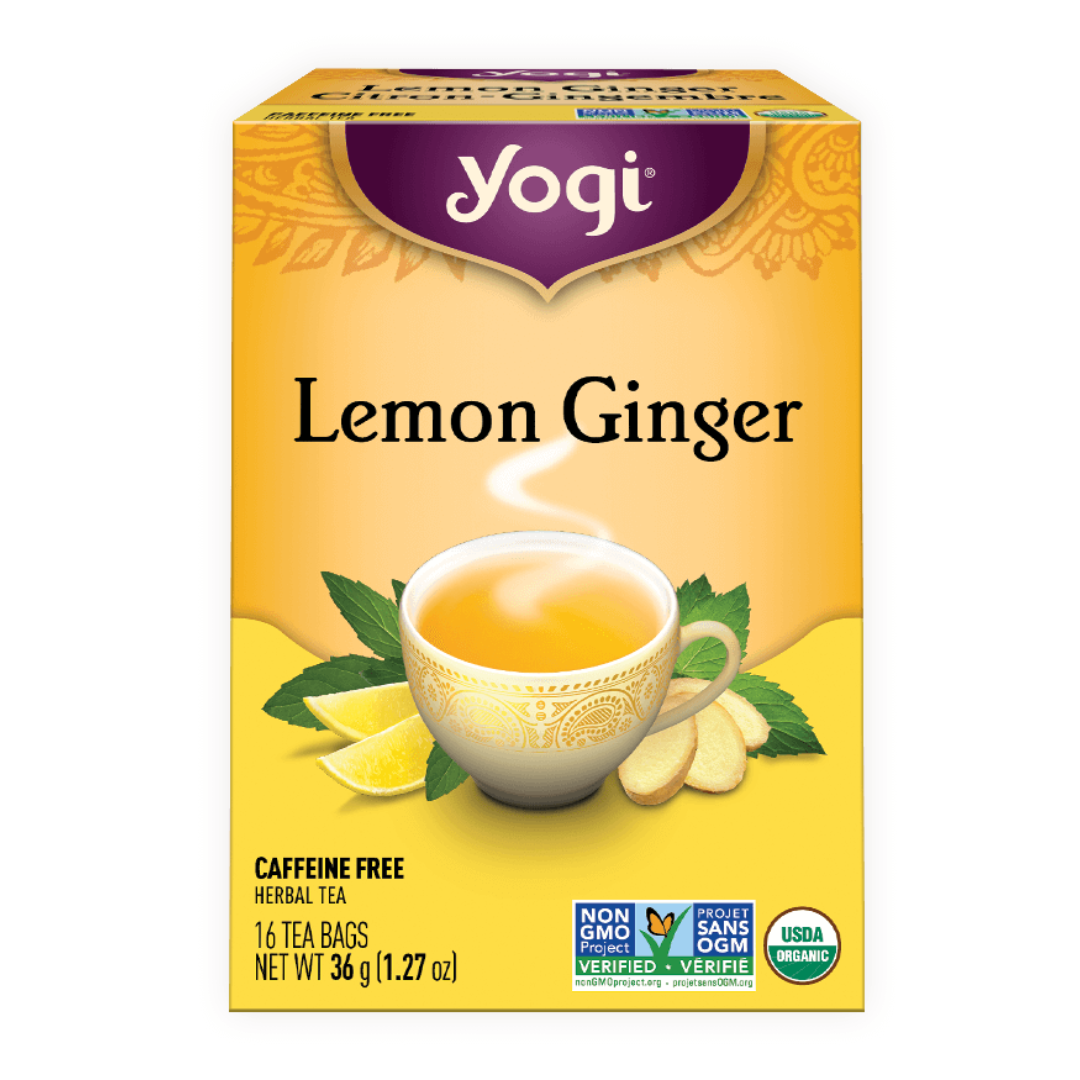 Yogi Lemon Ginger Tea (16 Bags) - Lifestyle Markets