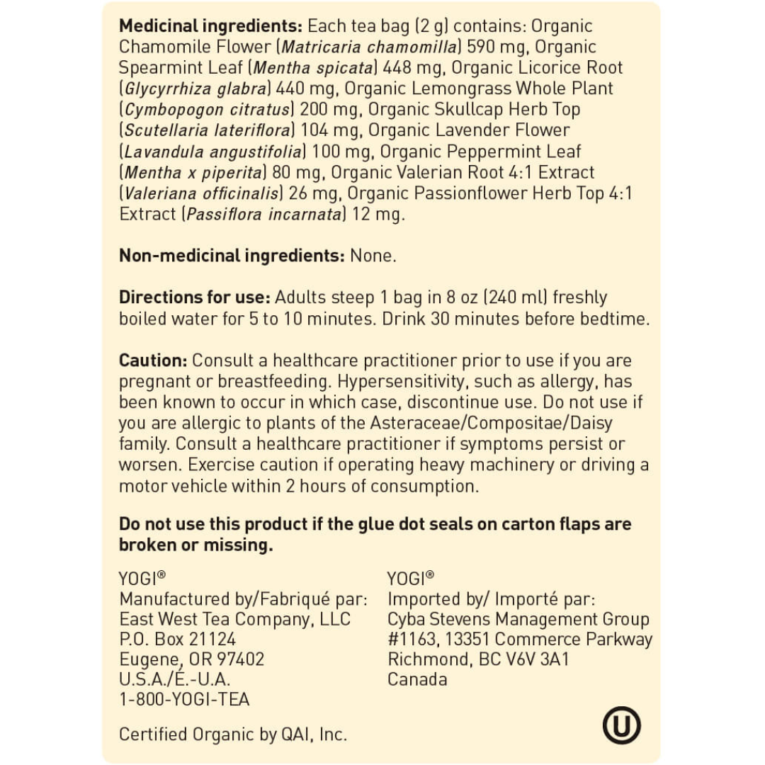 Yogi Restful Sleep Tea (16 Bags) - Lifestyle Markets