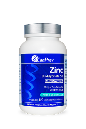 CanPrev Zinc Bis Glycinate 50 (120 VCaps) - Lifestyle Markets
