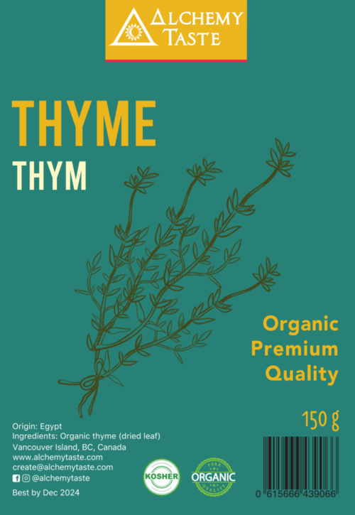 Alchemy Taste Organic Thyme (150g) - Lifestyle Markets