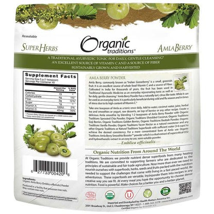 Organic Traditions Amla Powder (200g) - Lifestyle Markets