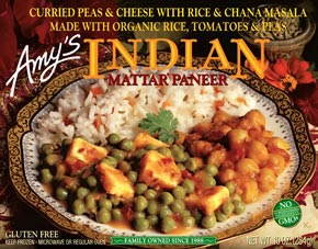 Amy's Kitchen Indian Mattar Paneer (284g) - Lifestyle Markets