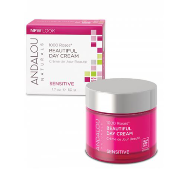Andalou Naturals 1000 Roses Beautiful Sensitive Day Cream (50g) - Lifestyle Markets
