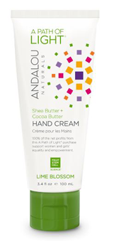 Andalou Naturals Lime Blossom Hand Cream (100ml) - Lifestyle Markets