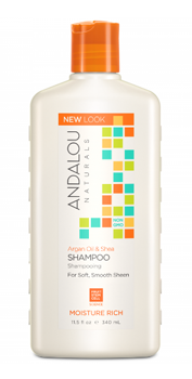 Andalou Naturals Moisture Rich Shampoo - Argan Oil & Shea (340ml) - Lifestyle Markets