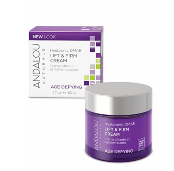 Andalou Naturals Age Defying Hyaluronic DMAE Lift &Firm Cream (50g) - Lifestyle Markets