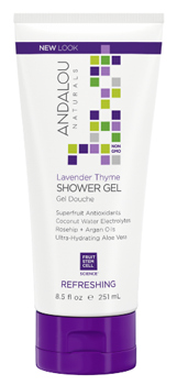 Andalou Naturals Lavender Thyme Refreshing Shower Gel (251ml) - Lifestyle Markets