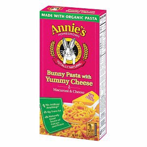 Annie's Homegrown Bunny Pasta with Yummy Cheese (170g) - Lifestyle Markets