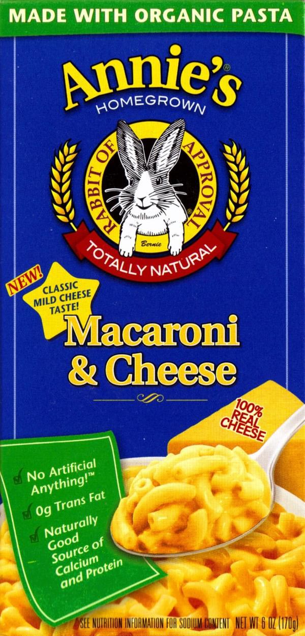 Annie's Homegrown Macaroni & Cheese (170g) - Lifestyle Markets