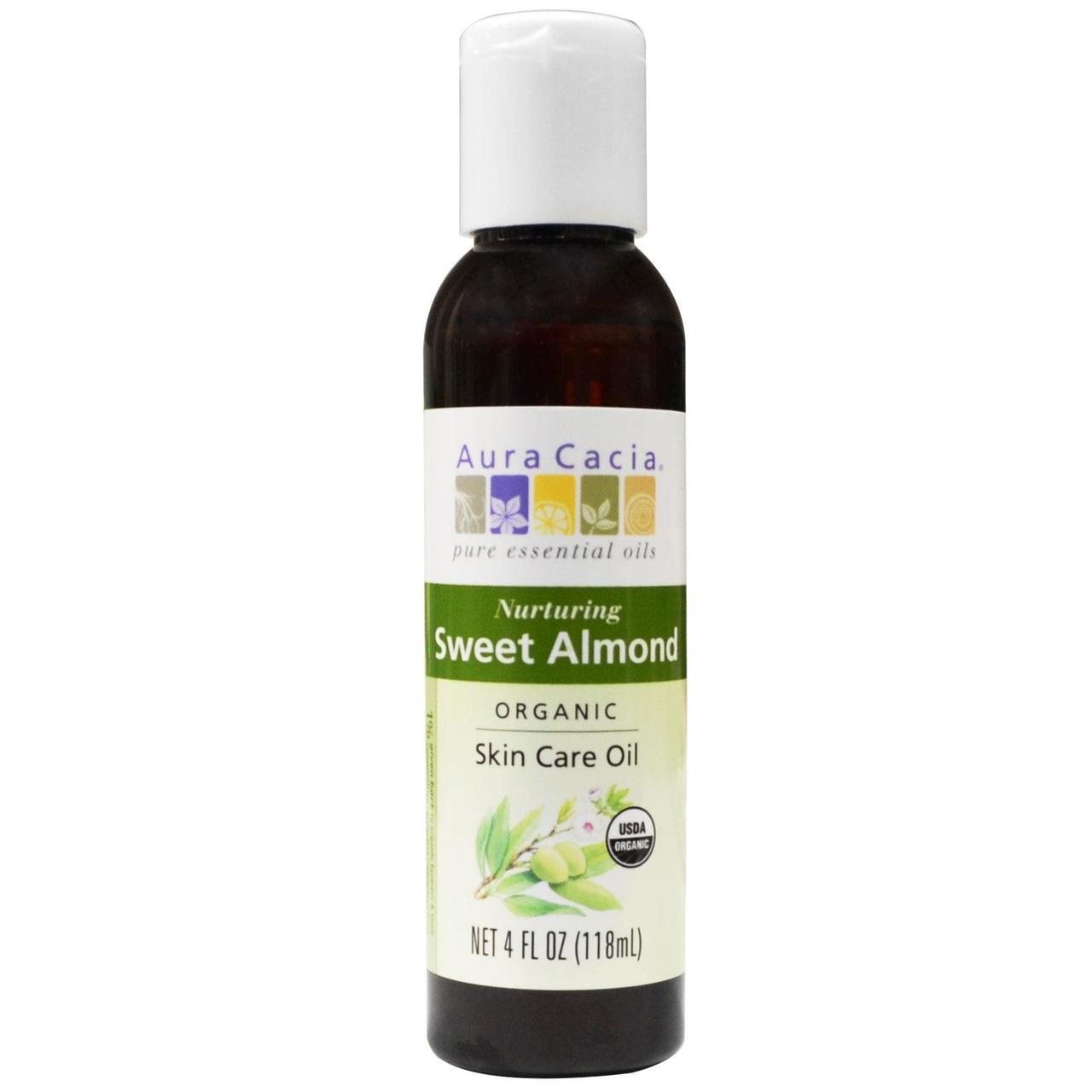 Aura Cacia Organic Almond Oil (118ml) - Lifestyle Markets