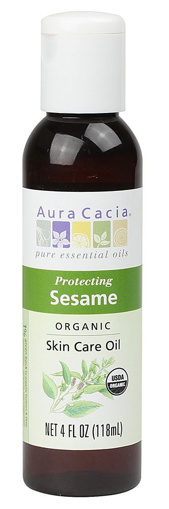 Aura Cacia Organic Sesame Oil (118ml) - Lifestyle Markets