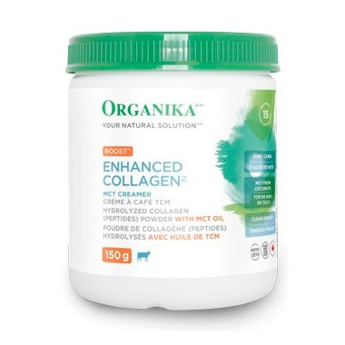 Organika Enhanced Collagen MCT Creamer - Boost Unflavored(150g) - Lifestyle Markets