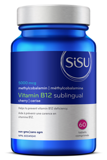 Sisu B12 Sublingual 5000 mcg (60 Tablets) - Lifestyle Markets