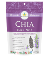 Ecoideas Organic Black Chia Seeds (454g) - Lifestyle Markets