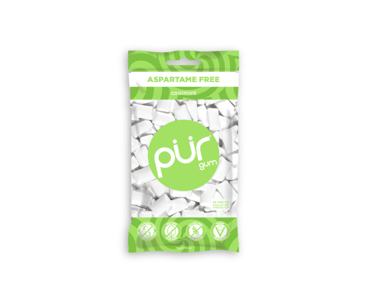 PUR Coolmint Gum (80g) - Lifestyle Markets
