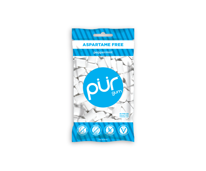 PUR Peppermint Gum (80g) - Lifestyle Markets