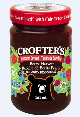 Crofter's Organic Premium Berry Harvest Spread (383 ml) - Lifestyle Markets
