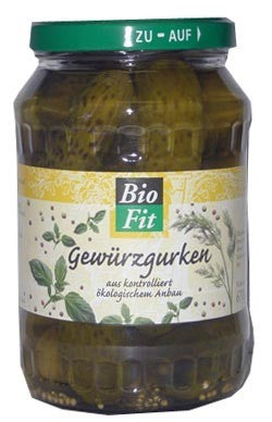 Bio Fit Gewurzgurken (670ml) - Lifestyle Markets