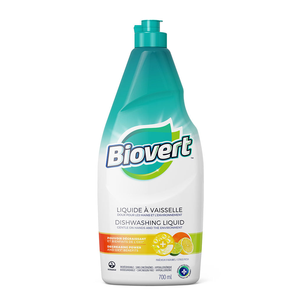 Biovert Dishwashing Liquid - Citrus Fresh (700ml) - Lifestyle Markets