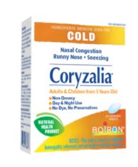 Boiron Coryzalia (60 Chewable Tablets) - Lifestyle Markets