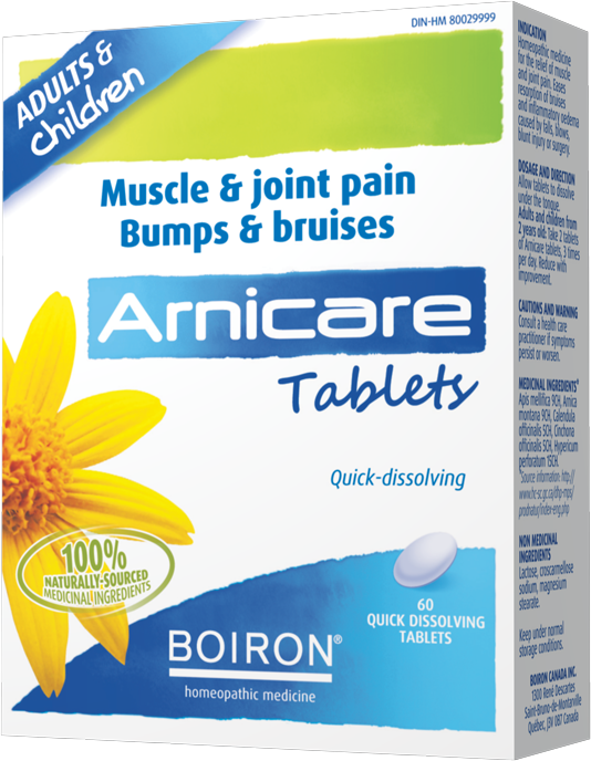 Boiron Arnicare Tablets (60 Quick Dissolving Tablets) - Lifestyle Markets